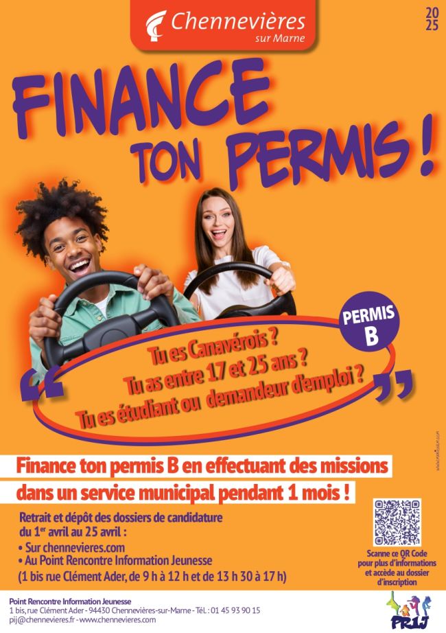 Finance ton permis! Chennevières sur marne